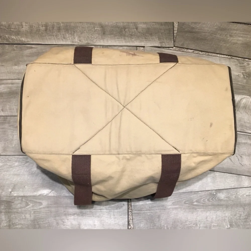 Duluth Pack Commuter Laptop Everyday Travel Briefcase Brown Leather Bag Business